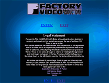 Tablet Screenshot of factoryvideos.com
